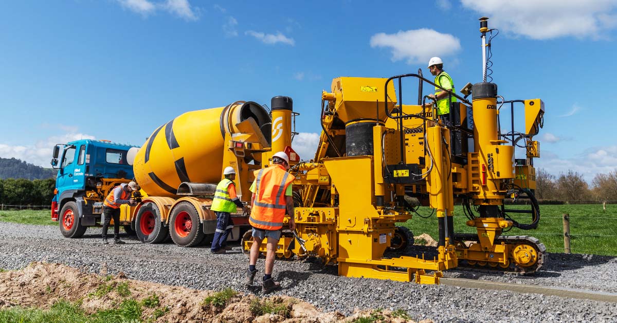 Moulding the Future of Concrete Paving with GOMACO and Topcon